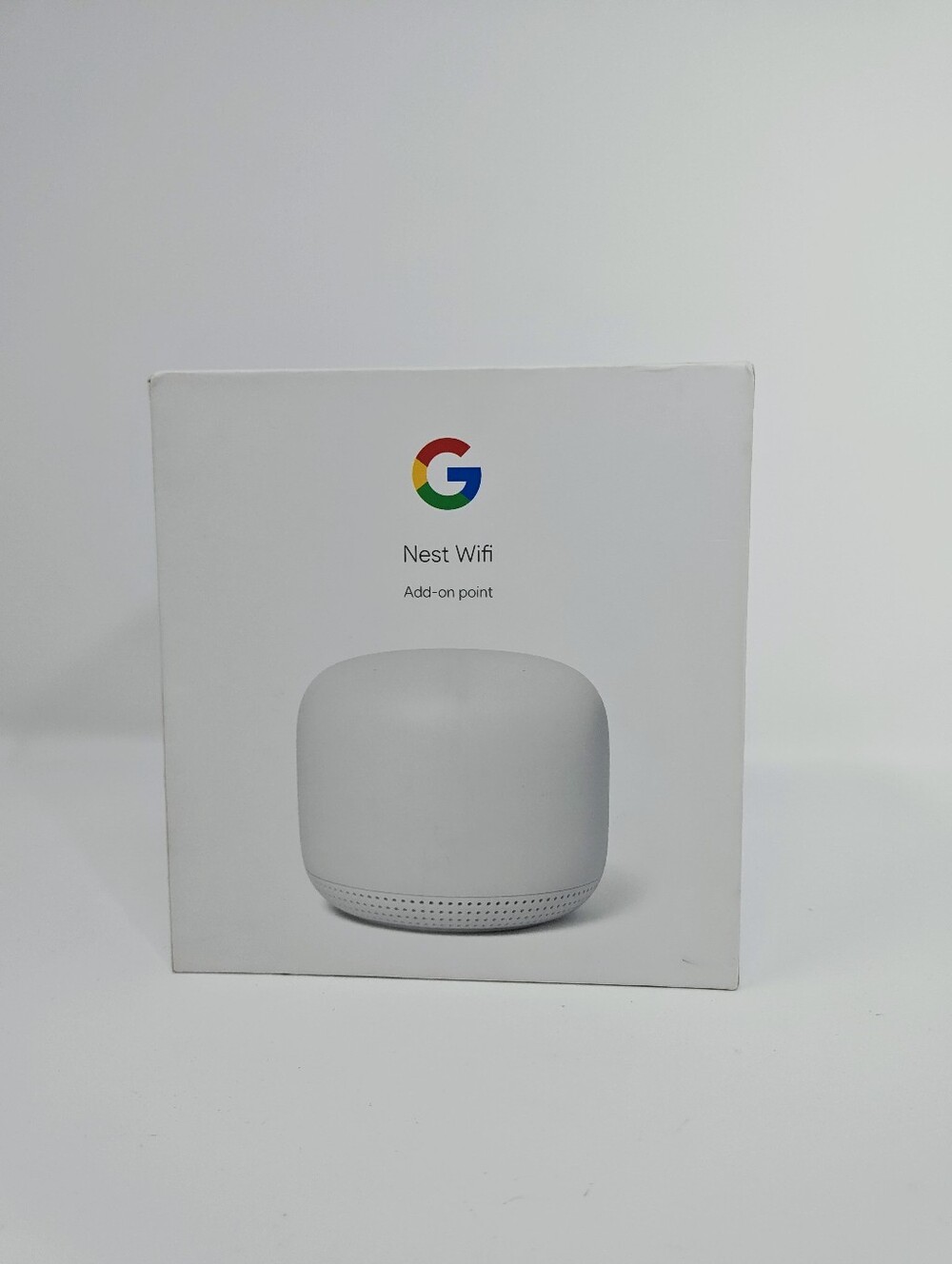 Google Nest Wifi Point Add on. Smart speaker with Google Assistant. Refurbished
